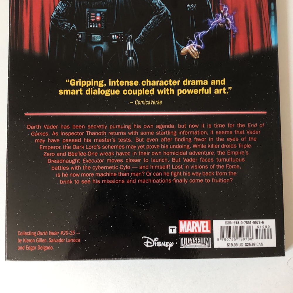 Star Wars: Darth Vader, Volume 4: End of Games by Kieron Gillen: Used - Picture 7 of 7